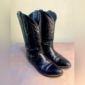 Laredo black leather‎ cowboy/western boots